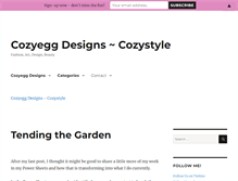 Tablet Screenshot of cozystyle.cozyeggdesigns.com